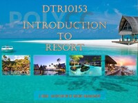 INTRODUCTION TO RESORT