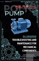EBOOK : PUMP. TROUBLESHOOTING AND MAINTENANCE FOR MECHANICAL COMPONENTS