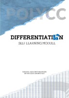 EBOOK DIFFERENTIATION - SELF LEARNING MODULE