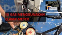 VIDEO PDP- Tutorial Isi Gas Aircond Menggunakan Clamp Meter - Eng Sub