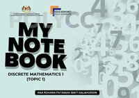 MY NOTE BOOK: DISCRETE MATHEMATICS 1 (TOPIC 1)