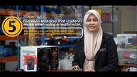 VIDEO - FIVE (5) MISTAKES STUDENTS MAKE WHEN USING MULTIMETER