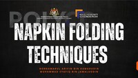 EBOOK Napkin folding techniques