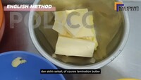 VIDEO PDP CARA PEMBUATAN CROISSANT MENGGUNAKAN ENGLISH METHOD