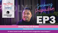 Sembang Papadom EP3 | Ahmad Firdaus |AI dalam industri kreatif | AI boleh ganti kerja designer?