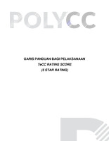 Politeknik Garis Panduan Pelaksanaan TeCC Rating Score (5 Star Rating)