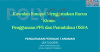 Pengurusan Perosak Tanaman - KAWALAN RUMPAI MENGGUNAKAN RACUN KIMIA
