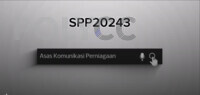 VIDEO PDP Asas Perniagaan | SPP 20243