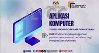 Langkah Cepat dan Mudah Menghasilkan Sijil Menggunakan Mail Merge.