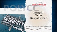 e-Book INTEGRITI TERAS KESEJAHTERAAN