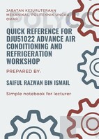 EBOOK   QUICK REFERENCE FOR DJU51022 ADVANCE AIR CONDITIONING AND REFRIGERATION WORKSHOP