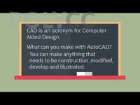 POLIMOOC: AUTOCAD -DIFFERENTIATE CAD AND CONVENTIONAL DRAWING