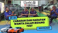 EDUCAST POLISAS -Sepatah Dua EP4 | Cabaran dan harapan wanita dalam bidang TVET