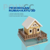 PEMODELAN RUMAH KAYU 3D