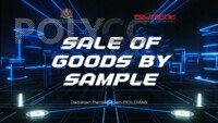 SOGS: SALE OF GOOD BY SAMPLE