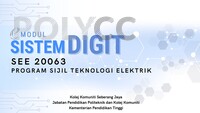 EBOOK SISTEM DIGIT SEE 20063 PROGRAM SIJIL TEKNOLOGI ELEKTRIK
