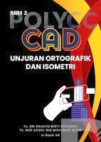 Siri 2 - CAD unjuran ortografik dan isometrik (e-book AR)