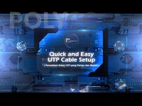 VIDEO - QUICK AND EASY UTP CABLE SETUP