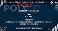 VIDEO PDP-INSTALLING A SERIES CIRCUIT AND MEASURE THE VOLTAGE ACROSS THE RESISTORS