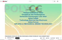 VIDEO PDP: KAEDAH PEMASANGAN LITAR SOLAR