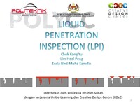 LIQUID PENETRATION INSPECTION (LPI)