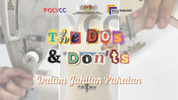 THE "DOS AND DON'TS" DALAM JAHITAN PAKAIAN