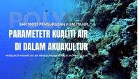 VIDEO PDP - PARAMETER KUALITI AIR DIDALAM AKUAKULTUR