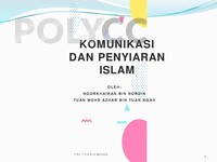 KOMUNIKASI DAN PENYIARAN ISLAM
